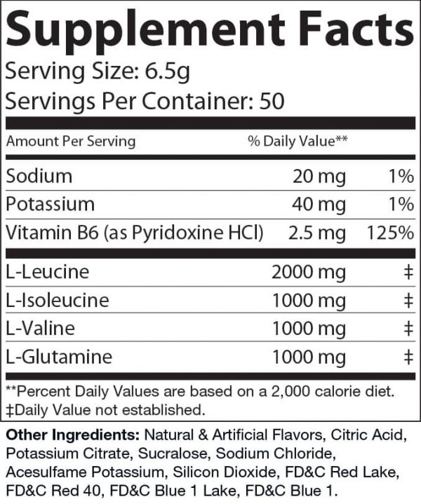 BCAA Grape 325g – 50 servings - Image 2