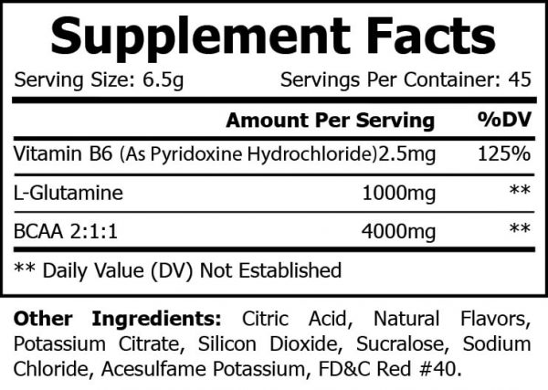 BCAA Shock Powder (Fruit Punch) - Image 2