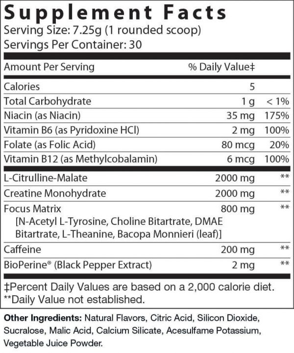 Energy Pre-Workout Grape 214g – 30 servings - Image 2